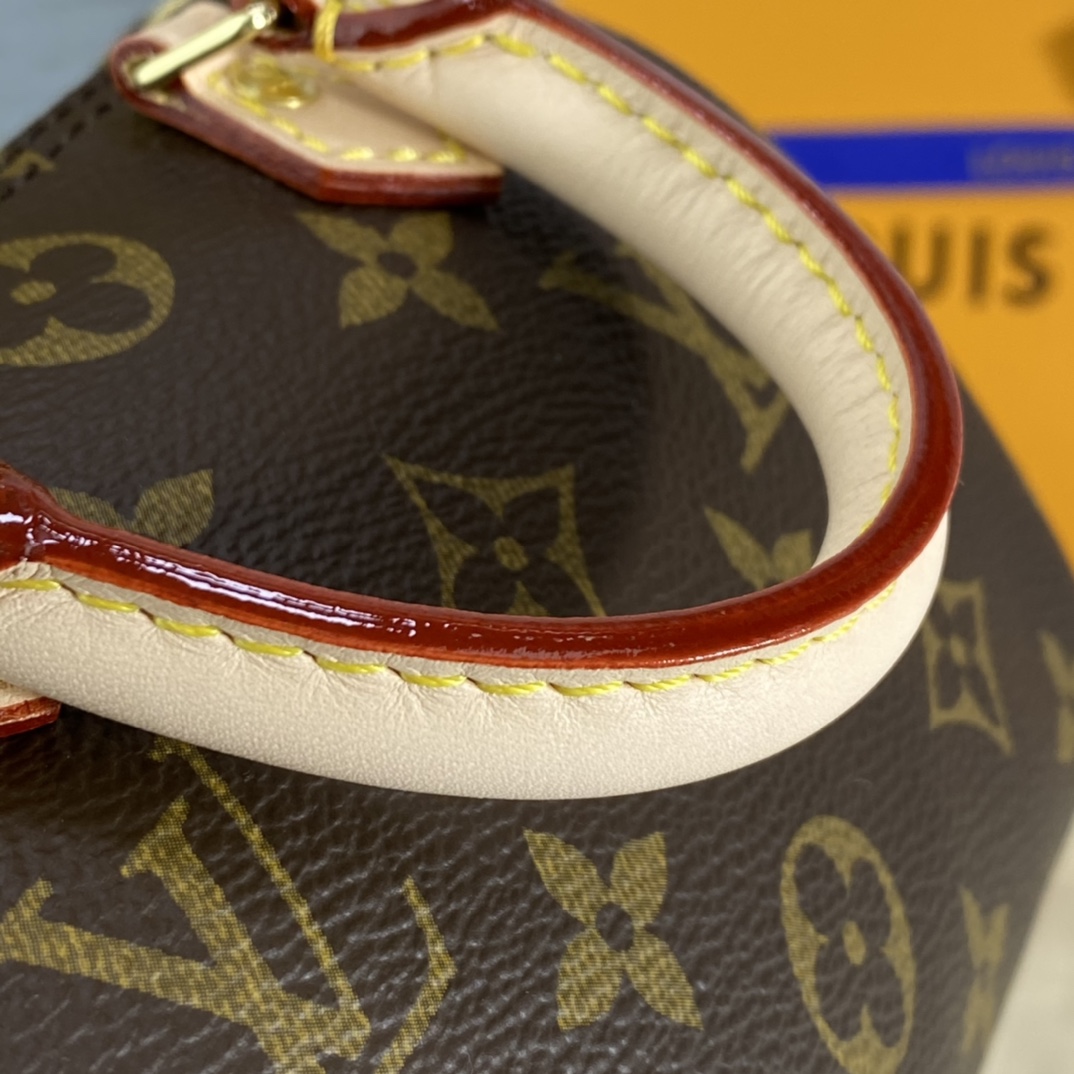 Louis Vuitton NANO SPEEDY Monogram Handbag M61252 